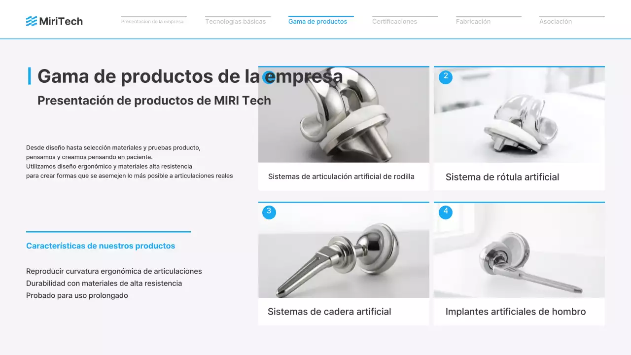 Anuncio de dispositivo médico moderno azul