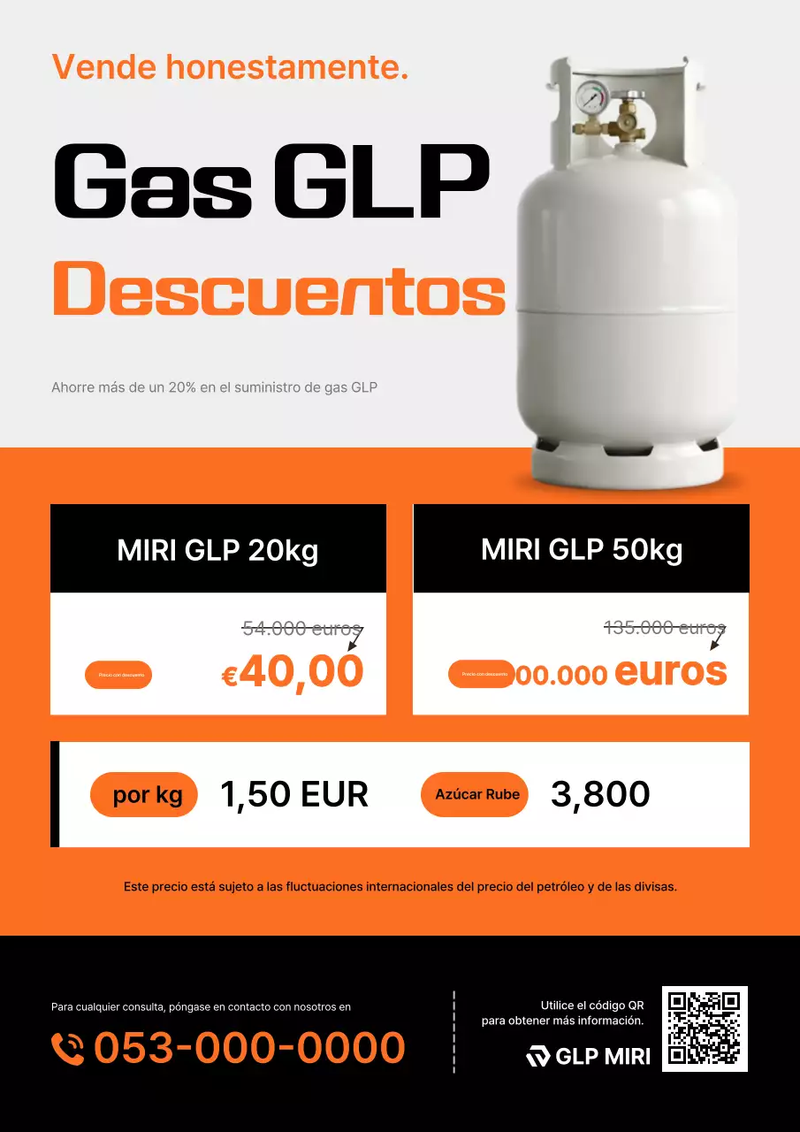 Evento de descuento de Orange Modern Energy