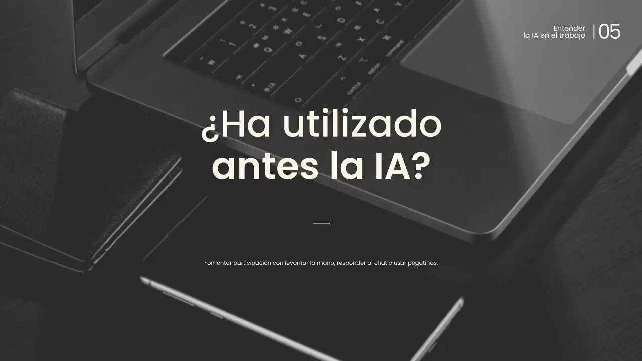 Conferencia sobre IA moderna y blanca