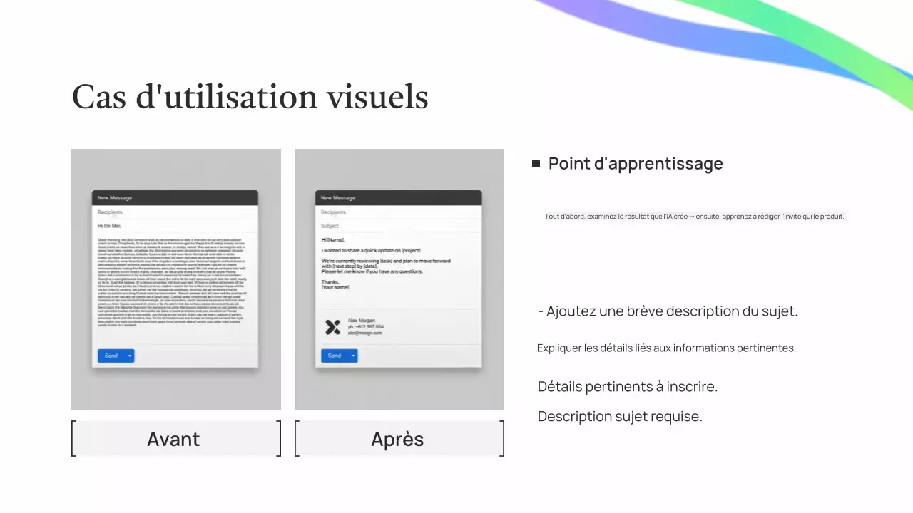 Présentation de cours sur l'IA verte simple