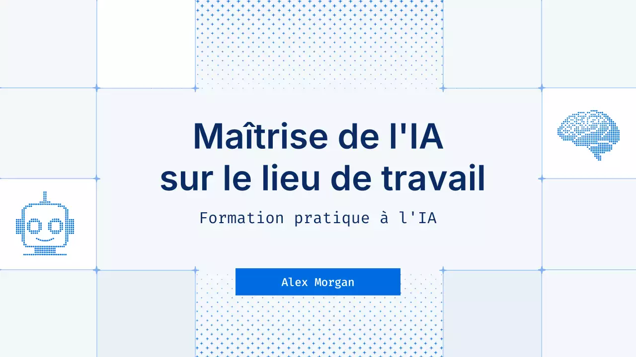 Présentation du cours Blue Modern AI