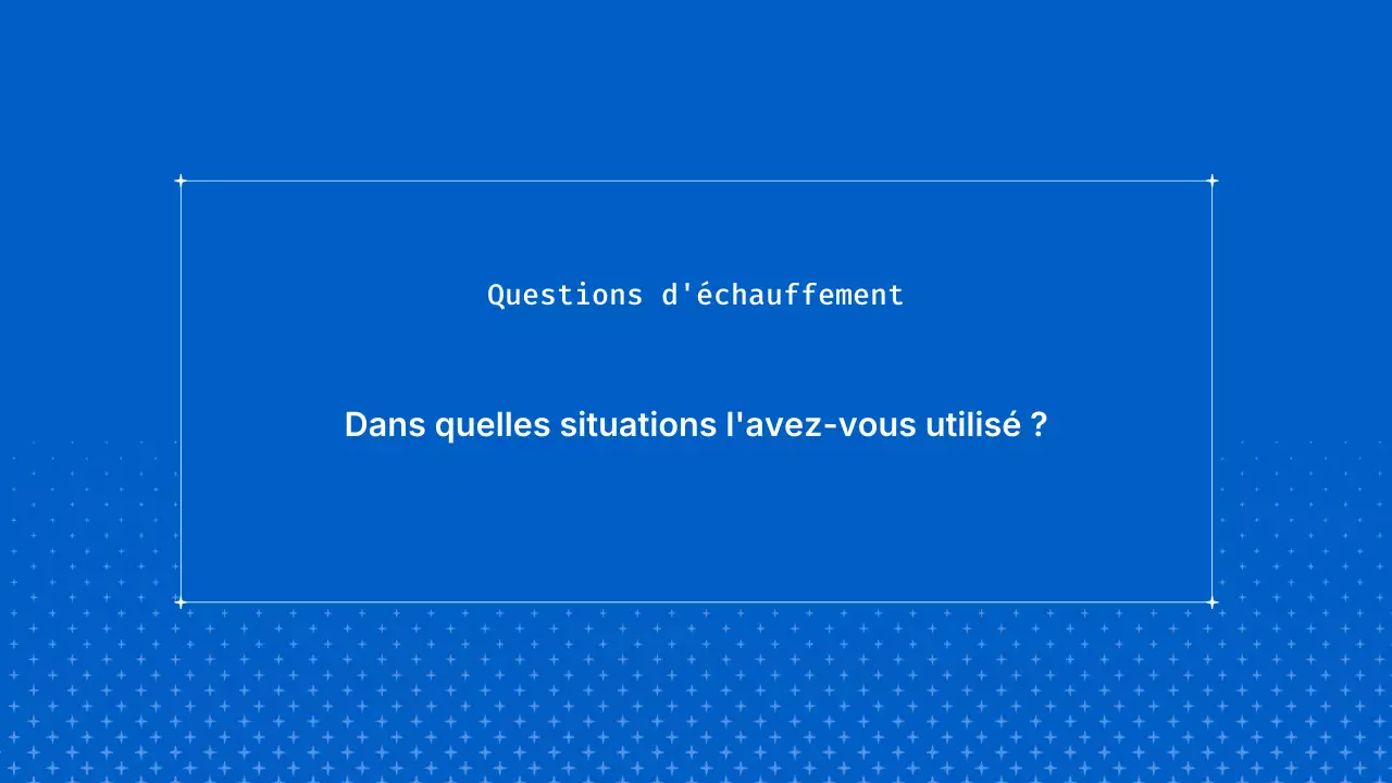 Présentation du cours Blue Modern AI