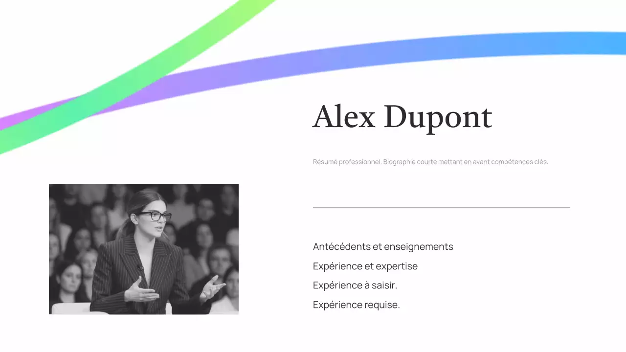 Présentation de cours sur l'IA verte simple