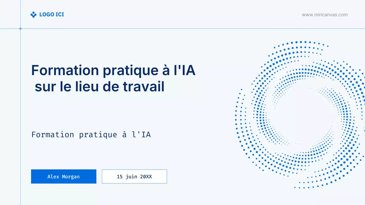 Présentation du cours Blue Modern AI