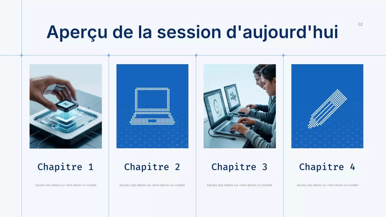 Présentation du cours Blue Modern AI