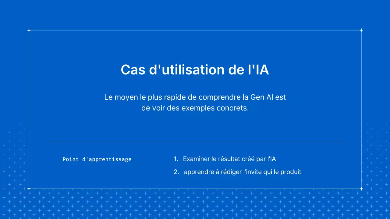 Présentation du cours Blue Modern AI