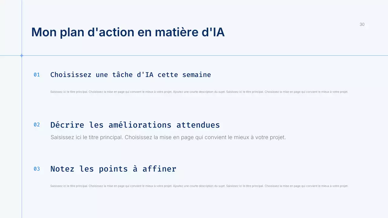 Présentation du cours Blue Modern AI