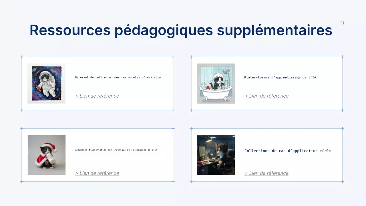Présentation du cours Blue Modern AI