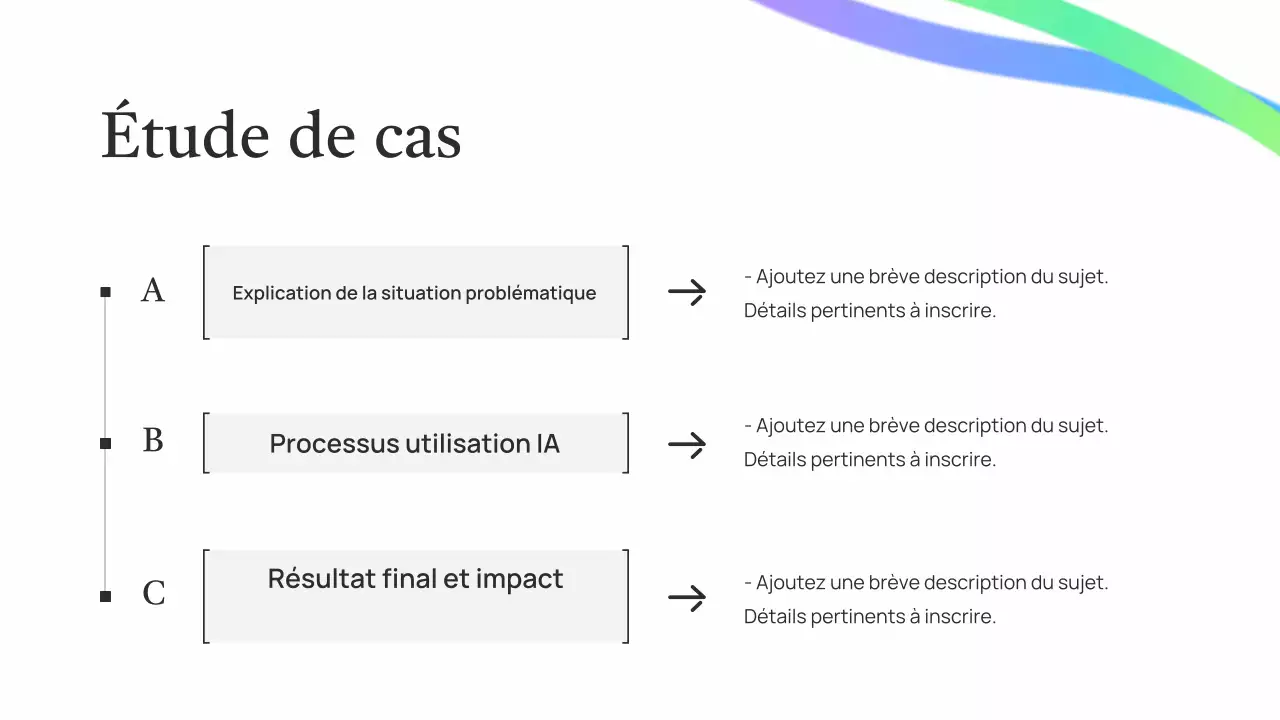 Présentation de cours sur l'IA verte simple