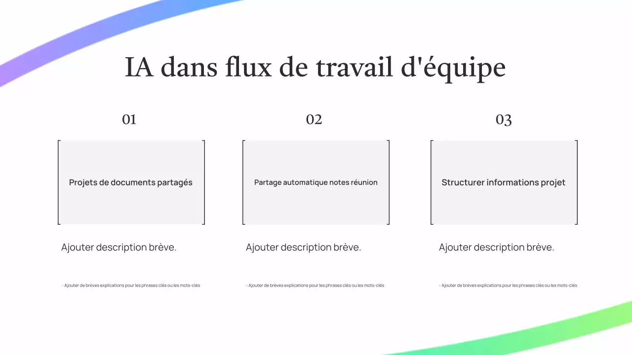 Présentation de cours sur l'IA verte simple