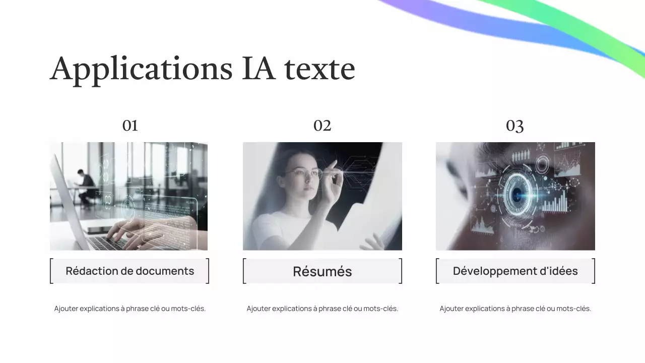 Présentation de cours sur l'IA verte simple
