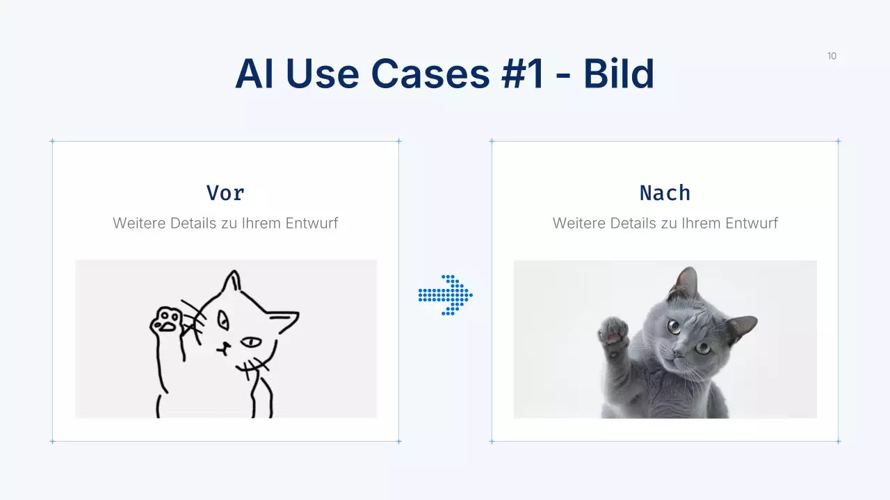 Präsentation des Blue Modern AI-Kurses
