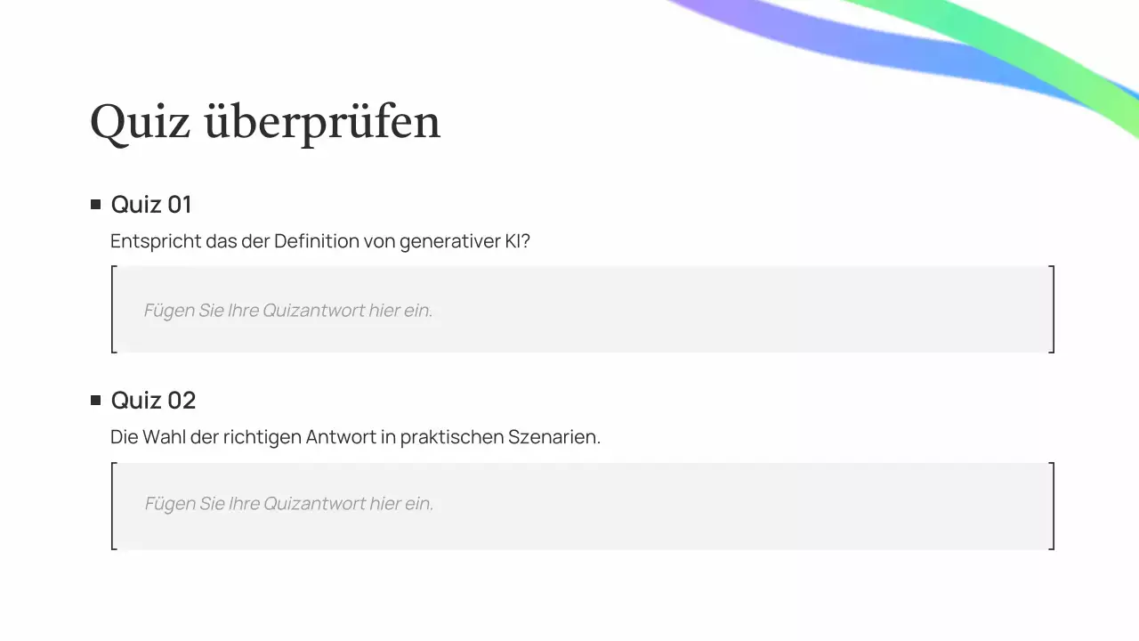 Simple Green AI Vortragspräsentation