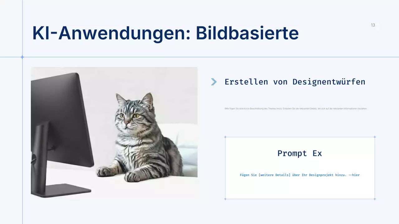 Präsentation des Blue Modern AI-Kurses