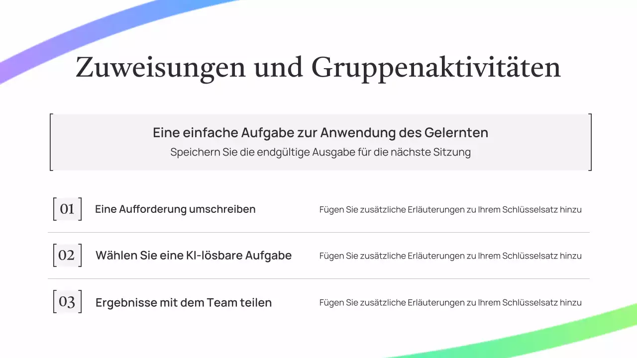 Simple Green AI Vortragspräsentation