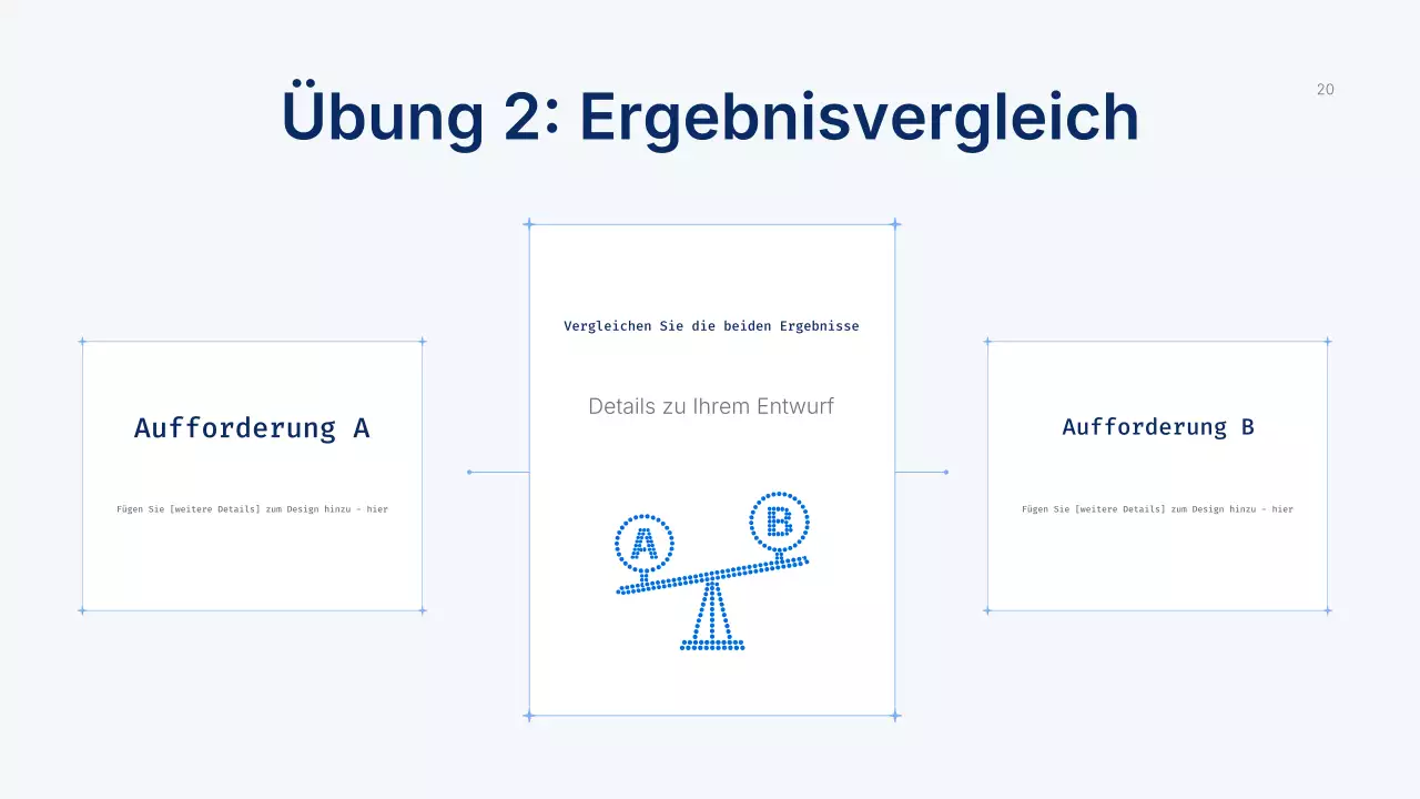Präsentation des Blue Modern AI-Kurses