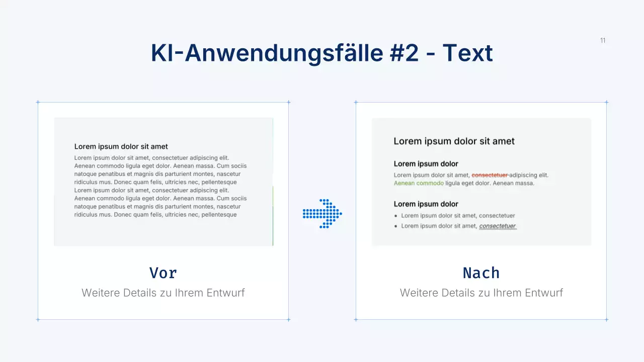 Präsentation des Blue Modern AI-Kurses