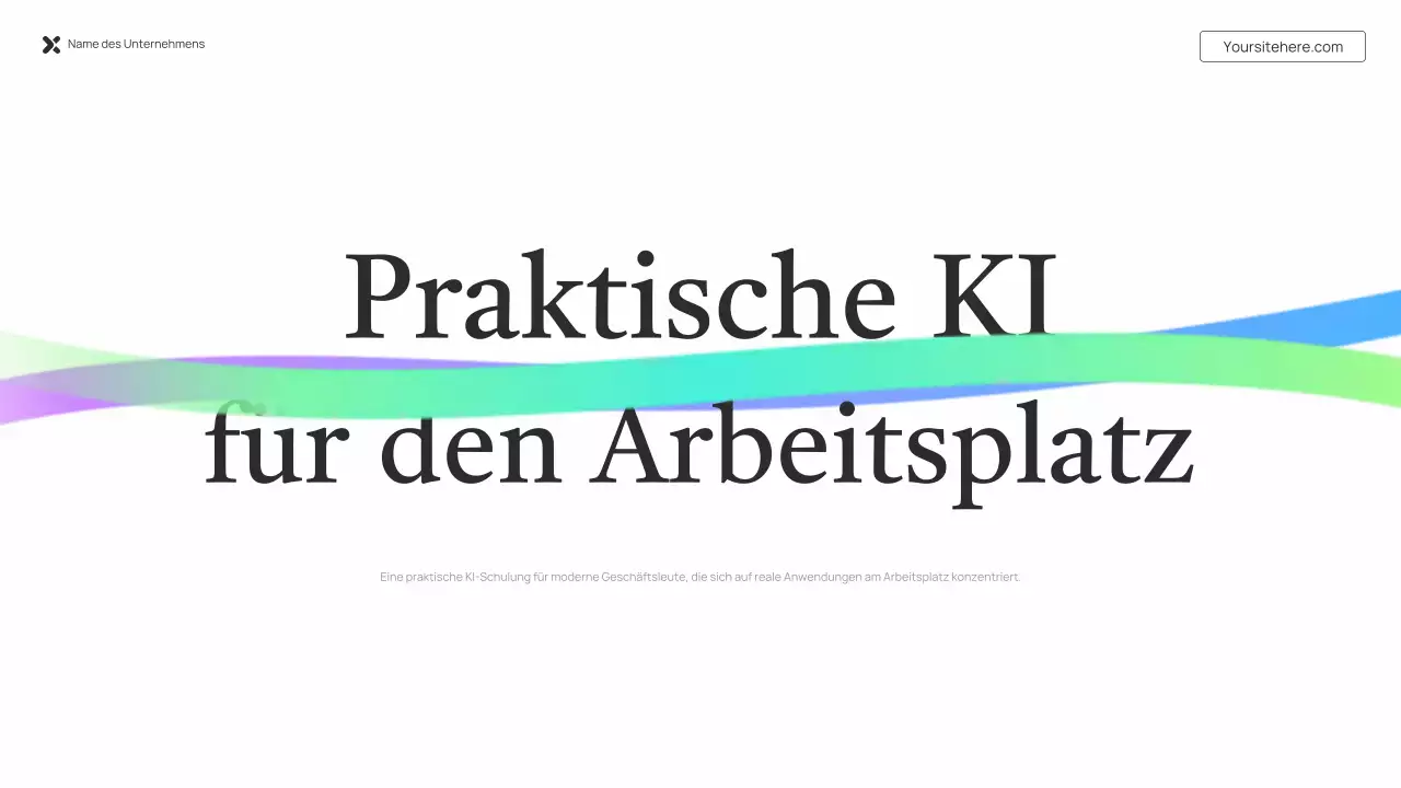 Simple Green AI Vortragspräsentation