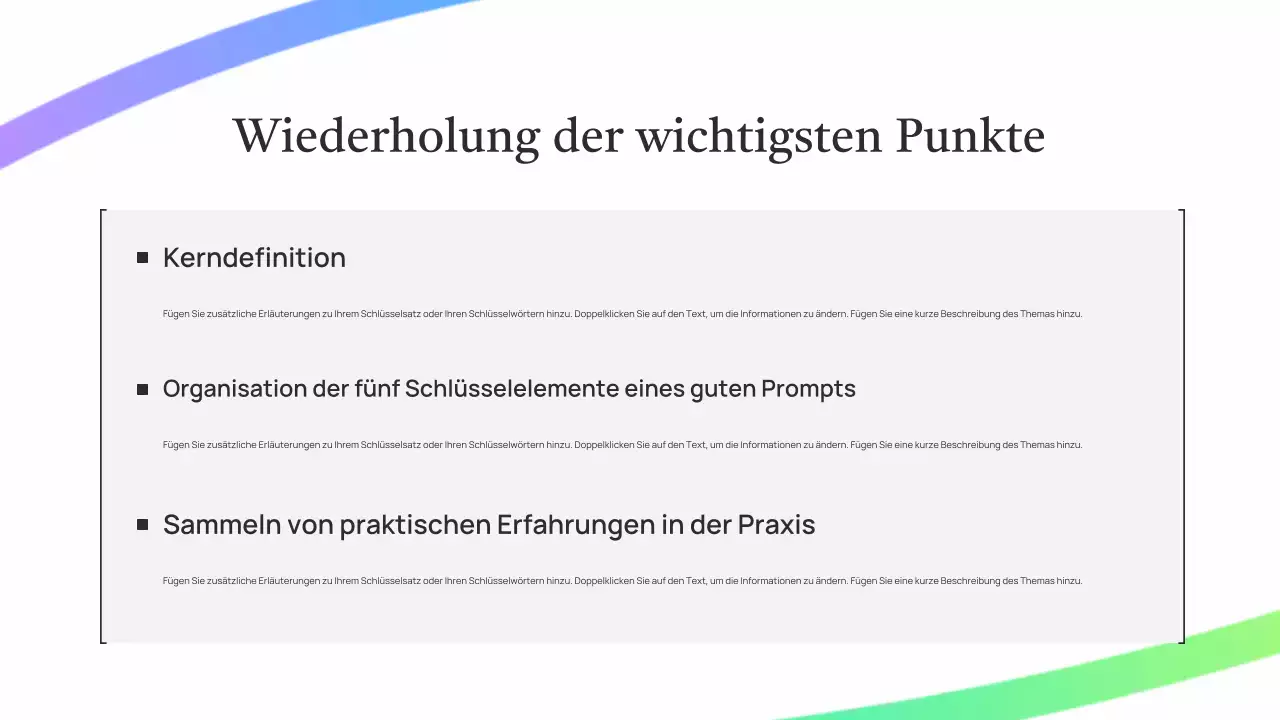 Simple Green AI Vortragspräsentation