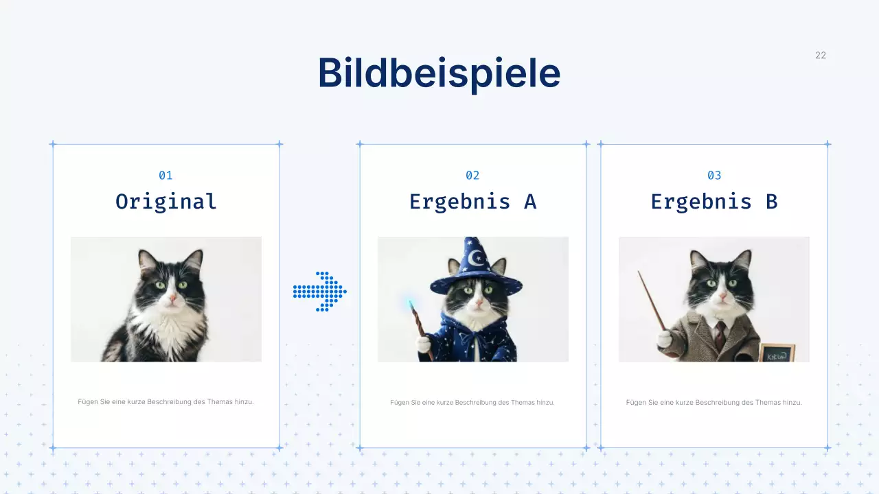 Präsentation des Blue Modern AI-Kurses