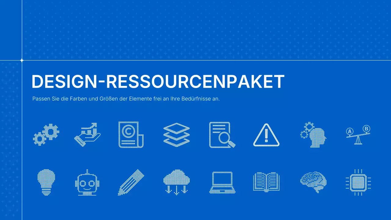 Präsentation des Blue Modern AI-Kurses