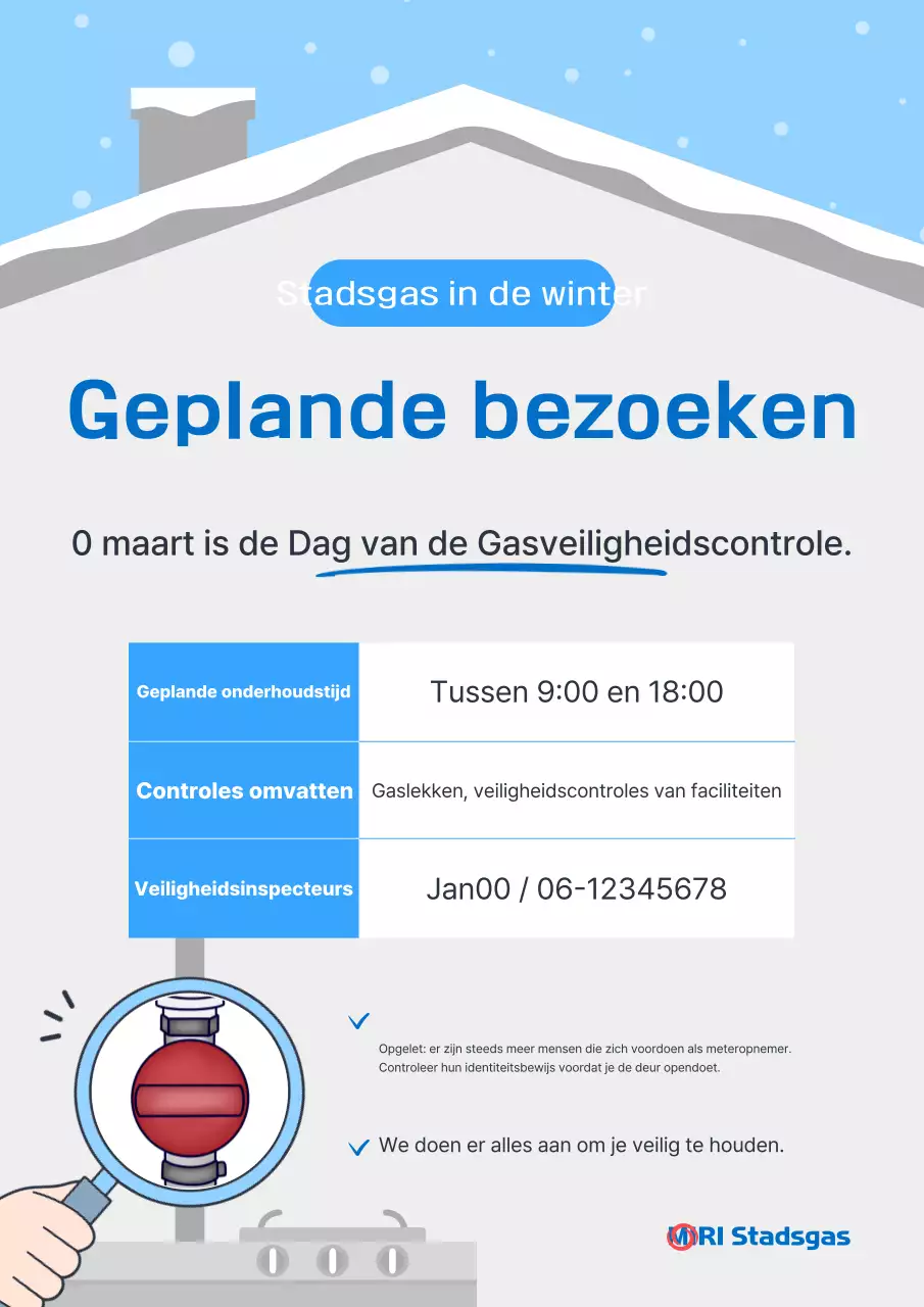 Sky Blue Clean Veiligheidsinspectiehandleiding