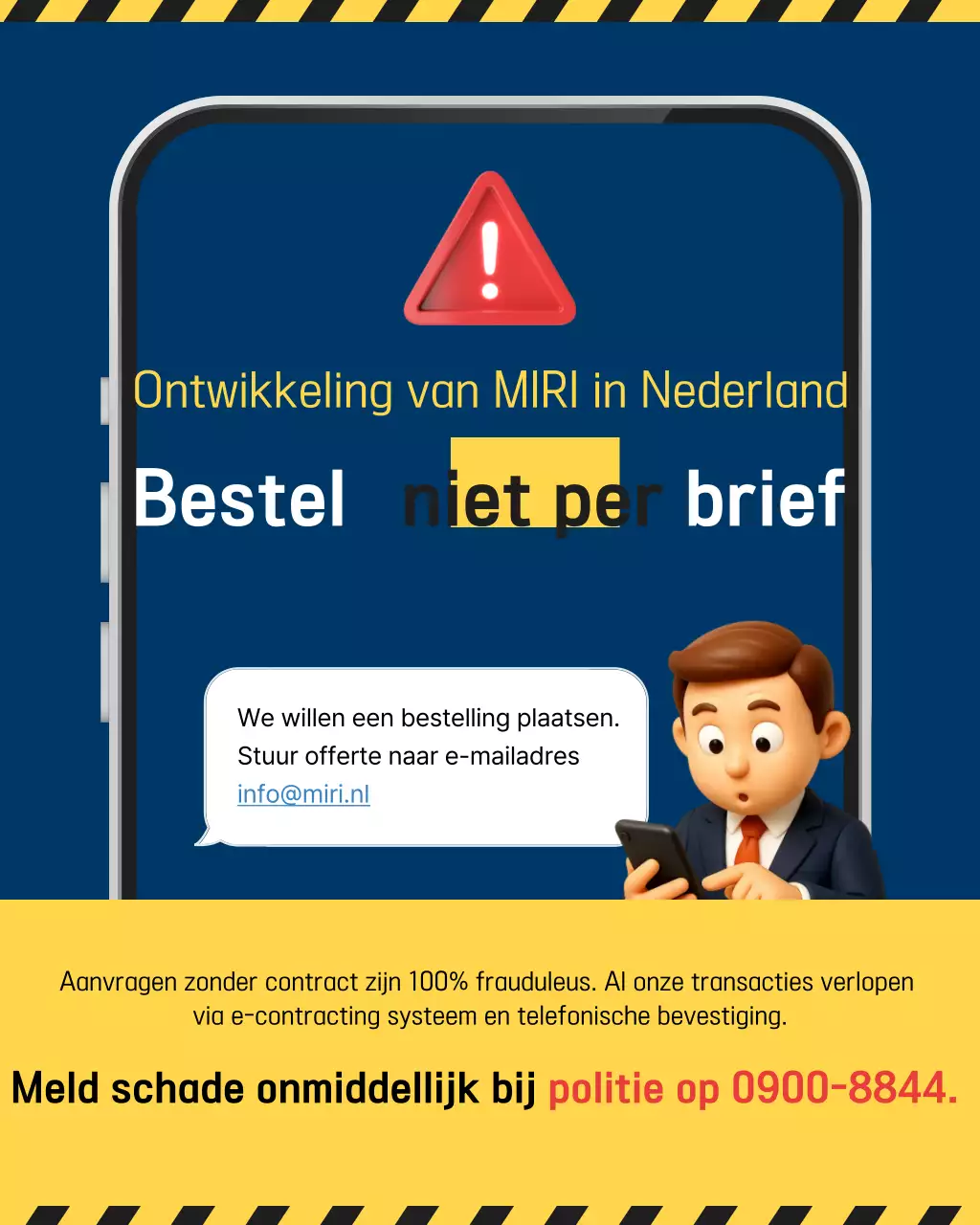 Blauwe eenvoudige veiligheidsmaatregelen