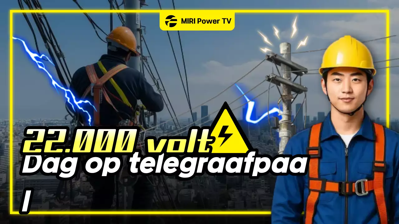 Gele moderne training voor elektrische veiligheid