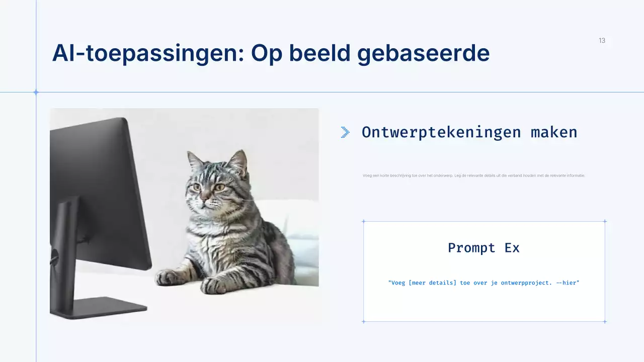 Presentatie van de Blue Modern AI-cursus