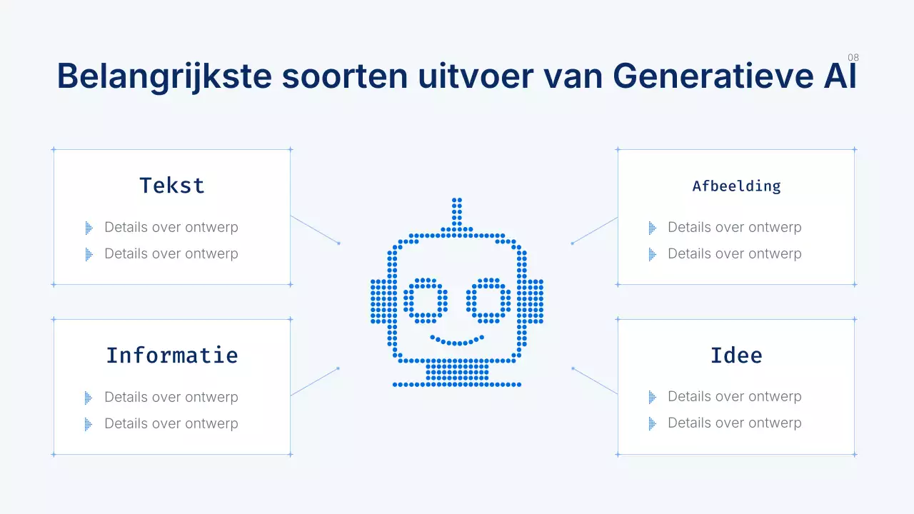 Presentatie van de Blue Modern AI-cursus