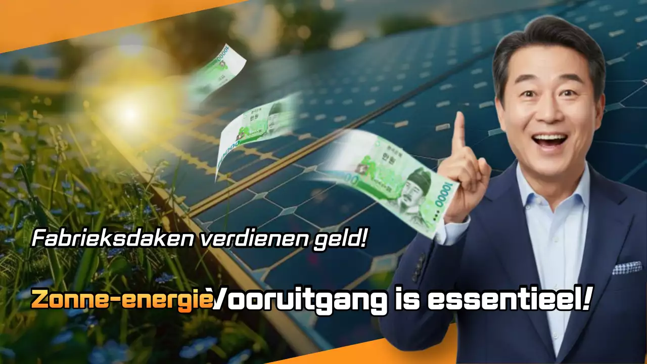 Oranje Modern Energie-advertentie