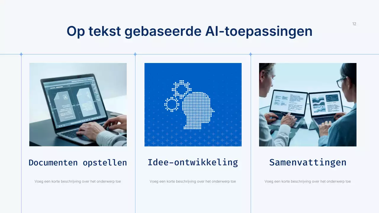 Presentatie van de Blue Modern AI-cursus