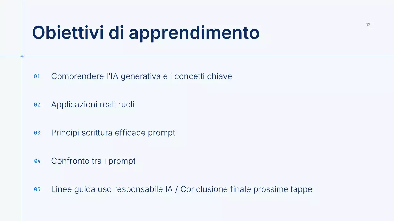 Presentazione del corso Blue Modern AI
