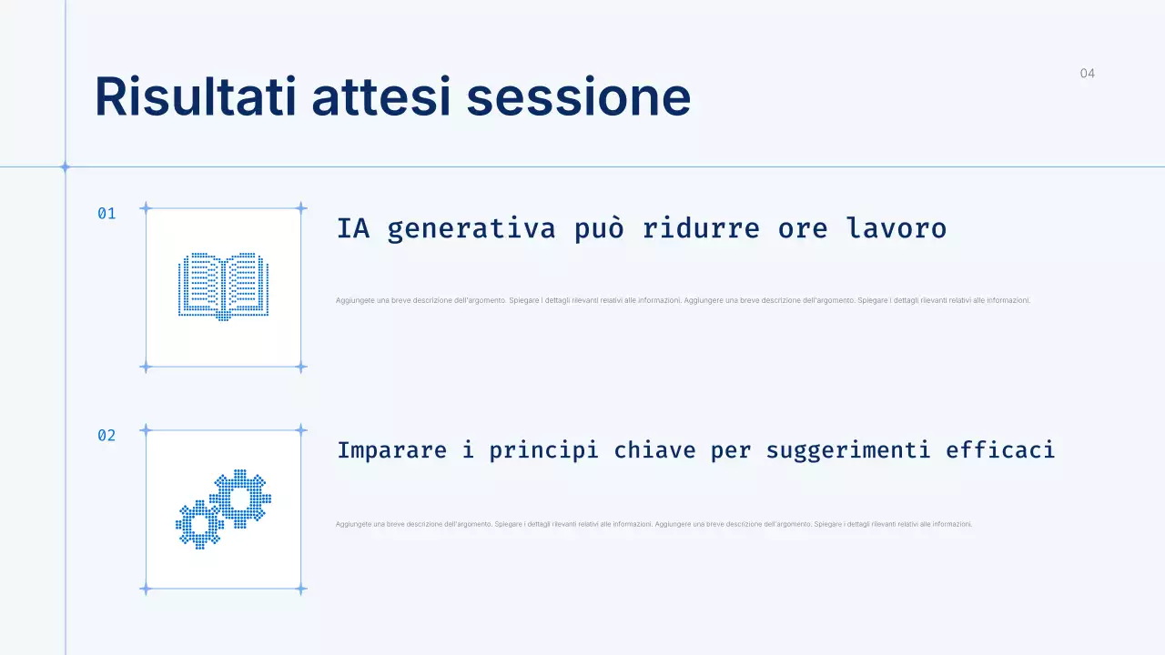 Presentazione del corso Blue Modern AI