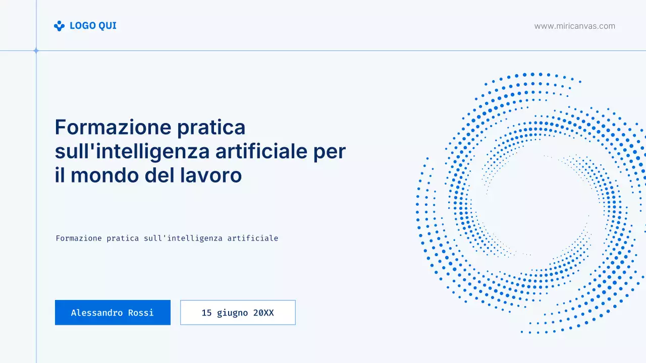 Presentazione del corso Blue Modern AI