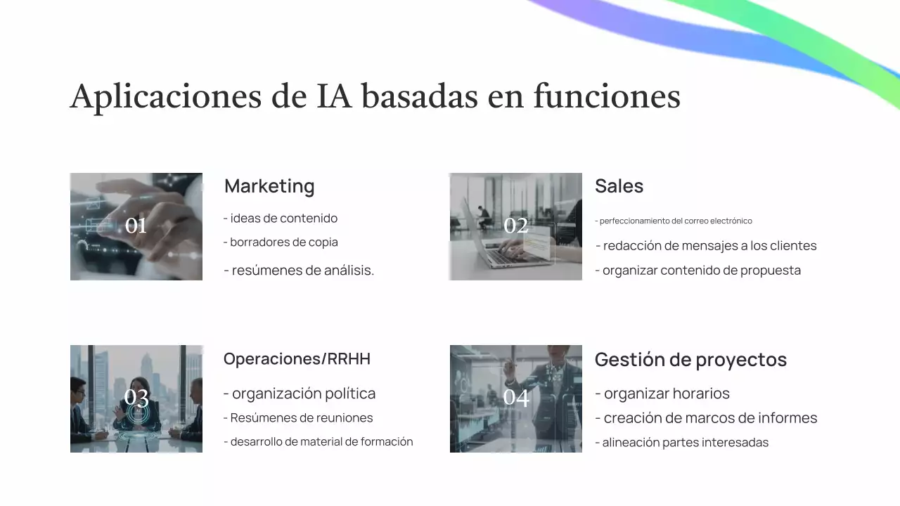 Presentación de una conferencia sobre IA ecológica sencilla