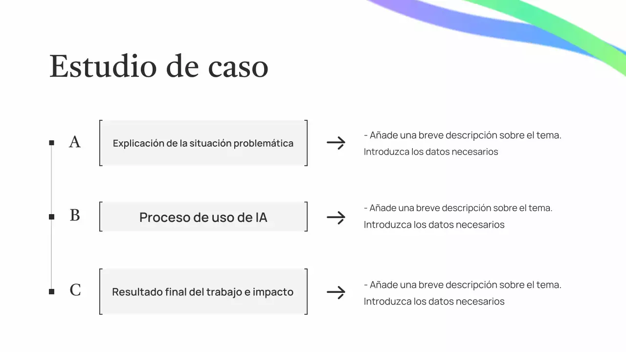 Presentación de una conferencia sobre IA ecológica sencilla