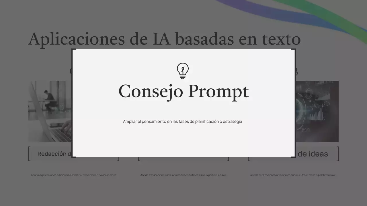 Presentación de una conferencia sobre IA ecológica sencilla