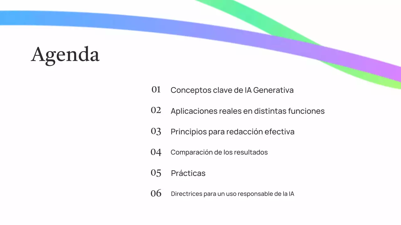 Presentación de una conferencia sobre IA ecológica sencilla