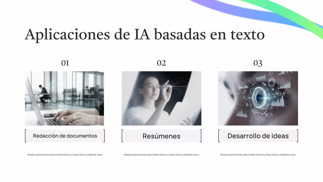 Presentación de una conferencia sobre IA ecológica sencilla