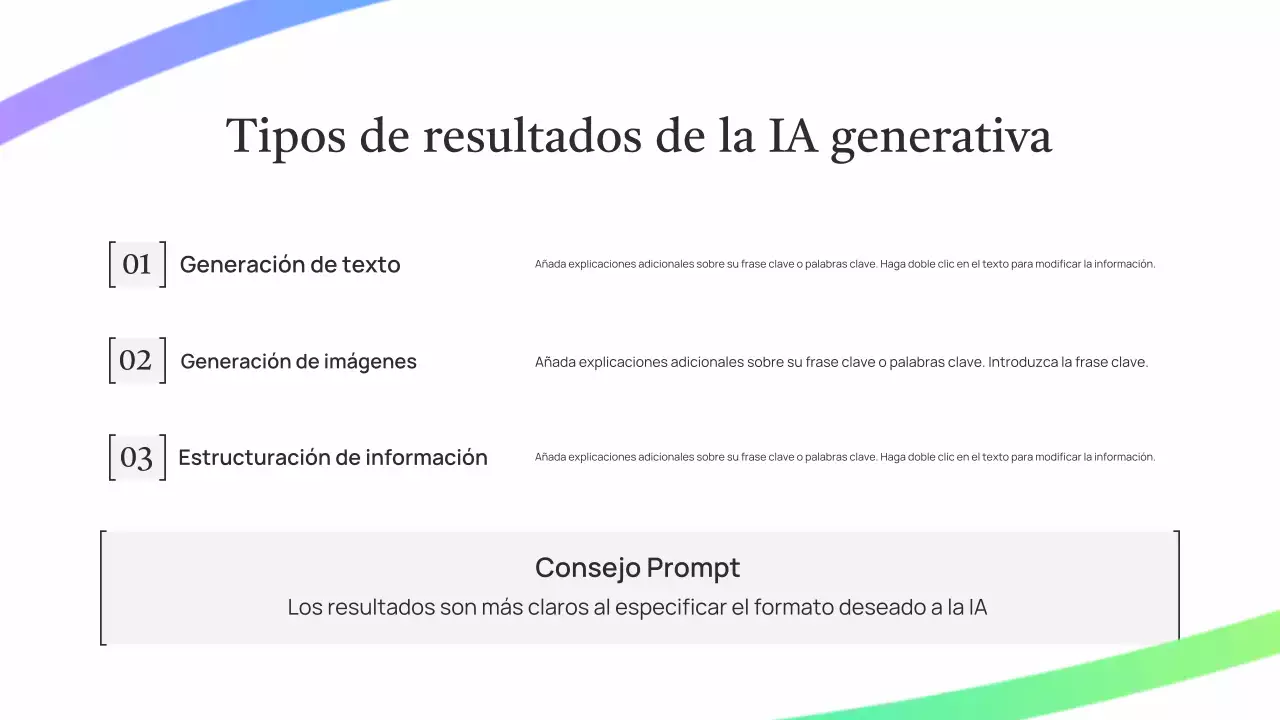 Presentación de una conferencia sobre IA ecológica sencilla