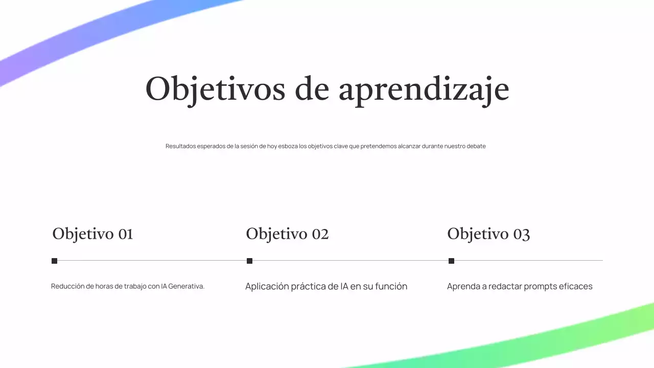Presentación de una conferencia sobre IA ecológica sencilla