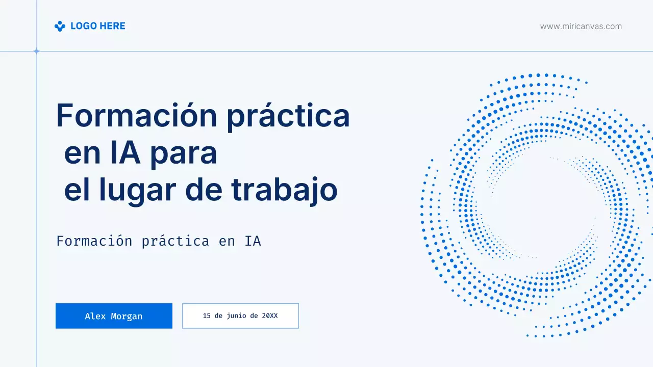Presentación del curso Blue Modern AI