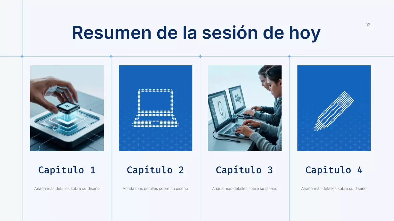 Presentación del curso Blue Modern AI