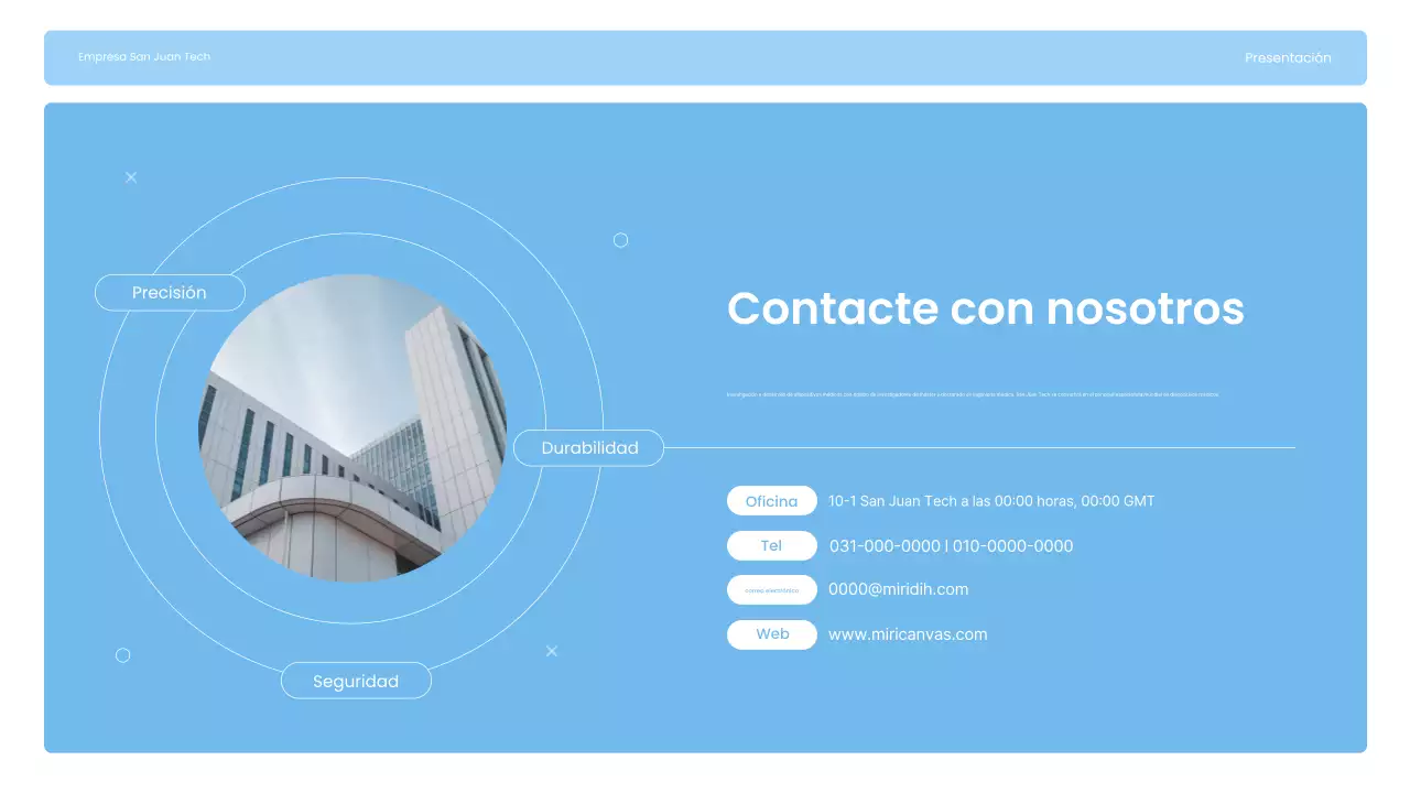 Presentamos Sky Blue Modern Joint Implant Manufacturing Company