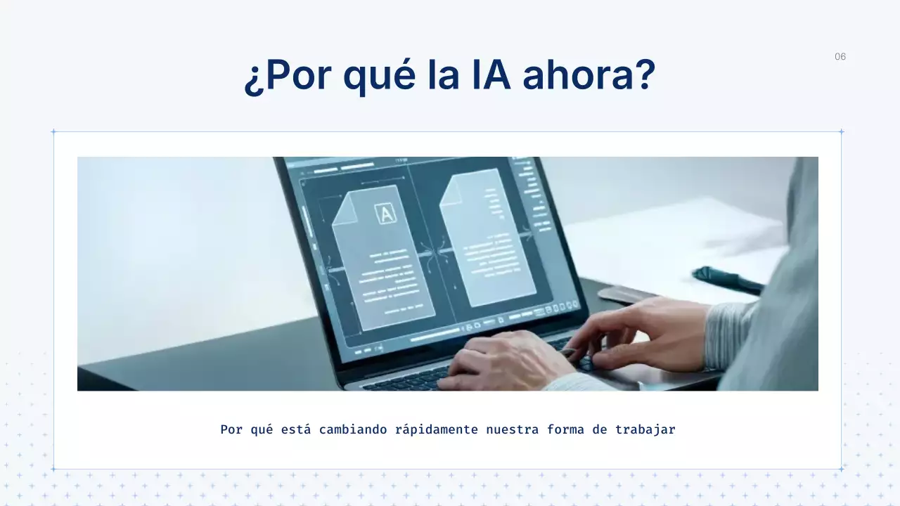 Presentación del curso Blue Modern AI