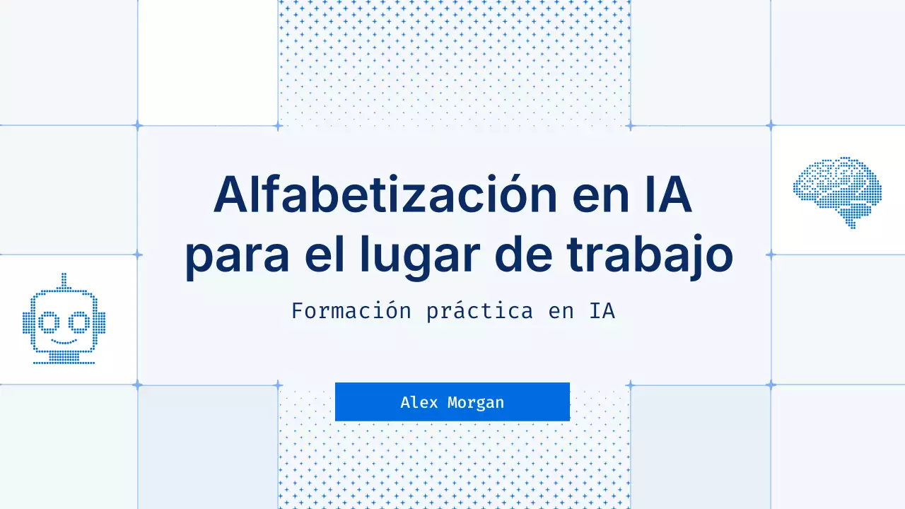 Presentación del curso Blue Modern AI