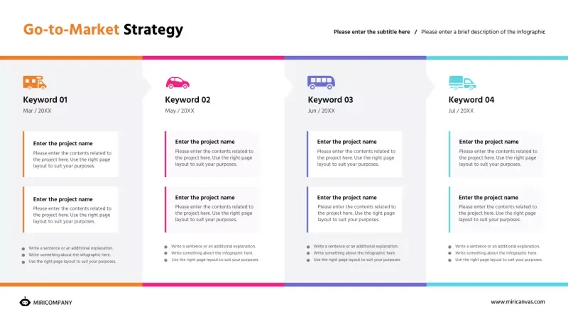 Colorful Modern Marketing Plan Infographic