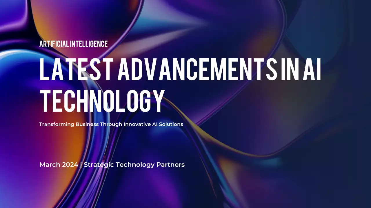 Những tiến bộ mới nhất trong công nghệ trí tuệ nhân tạo