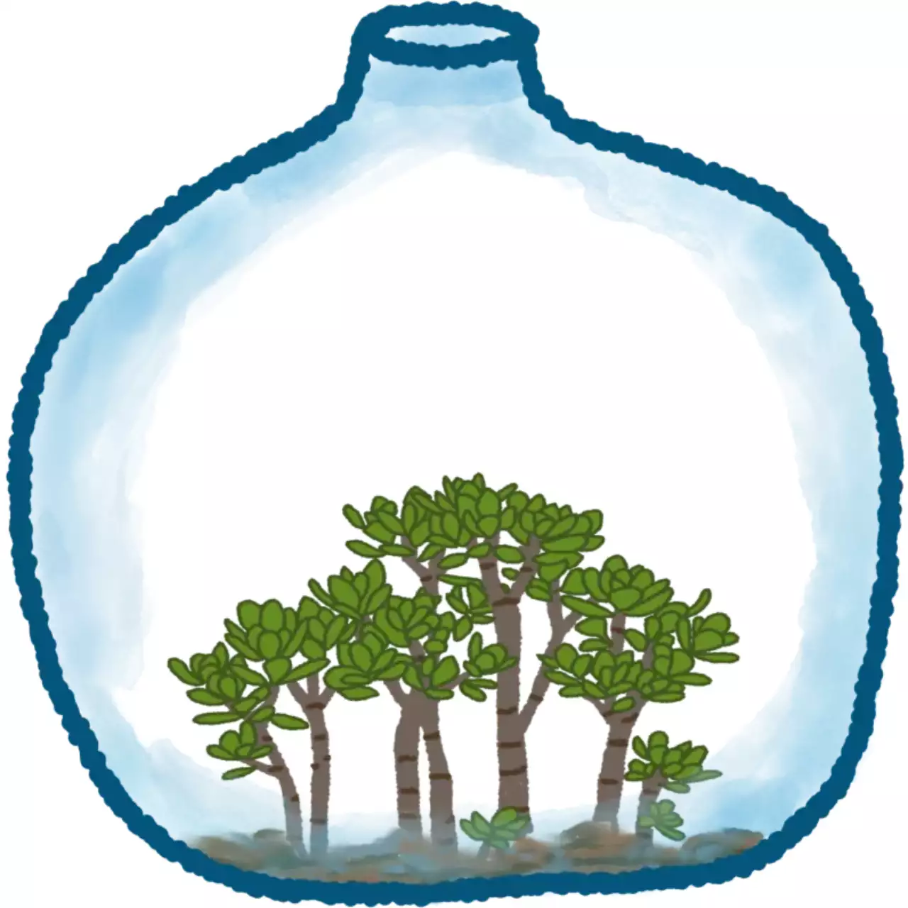 초록 심플 자연 안내